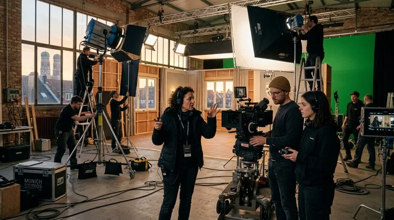 Content Produktion Kamera Studio Dreh Video Team Regisseur Agentur