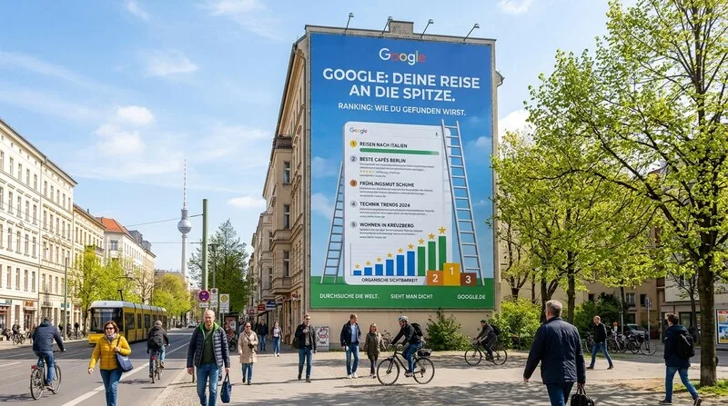 Google Seo Wandbild Berlin Ranking Fernsehturm Strasse Outdoor