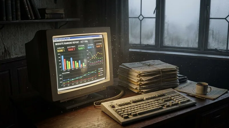 SEO search engine ranking monitor keyboard digital